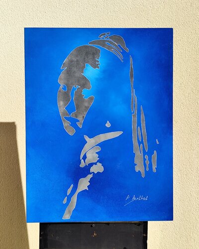 La jeune fille à la perle by Phil Berthot, 회화 for Sale on Singulart
