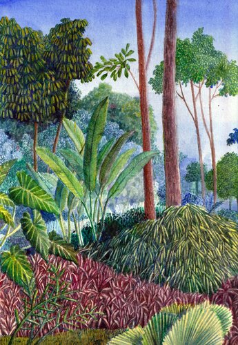 Shades of green de Magnus Hansson, Pintura a la venta en Singulart
