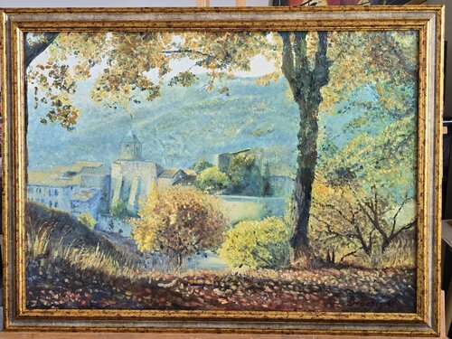 Village français en automne de Werner Bröcker, Pintura a la venta en Singulart