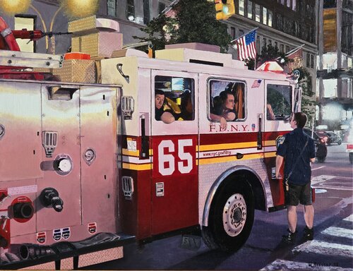 New York FDNY de Werner Bröcker, Pintura a la venta en Singulart