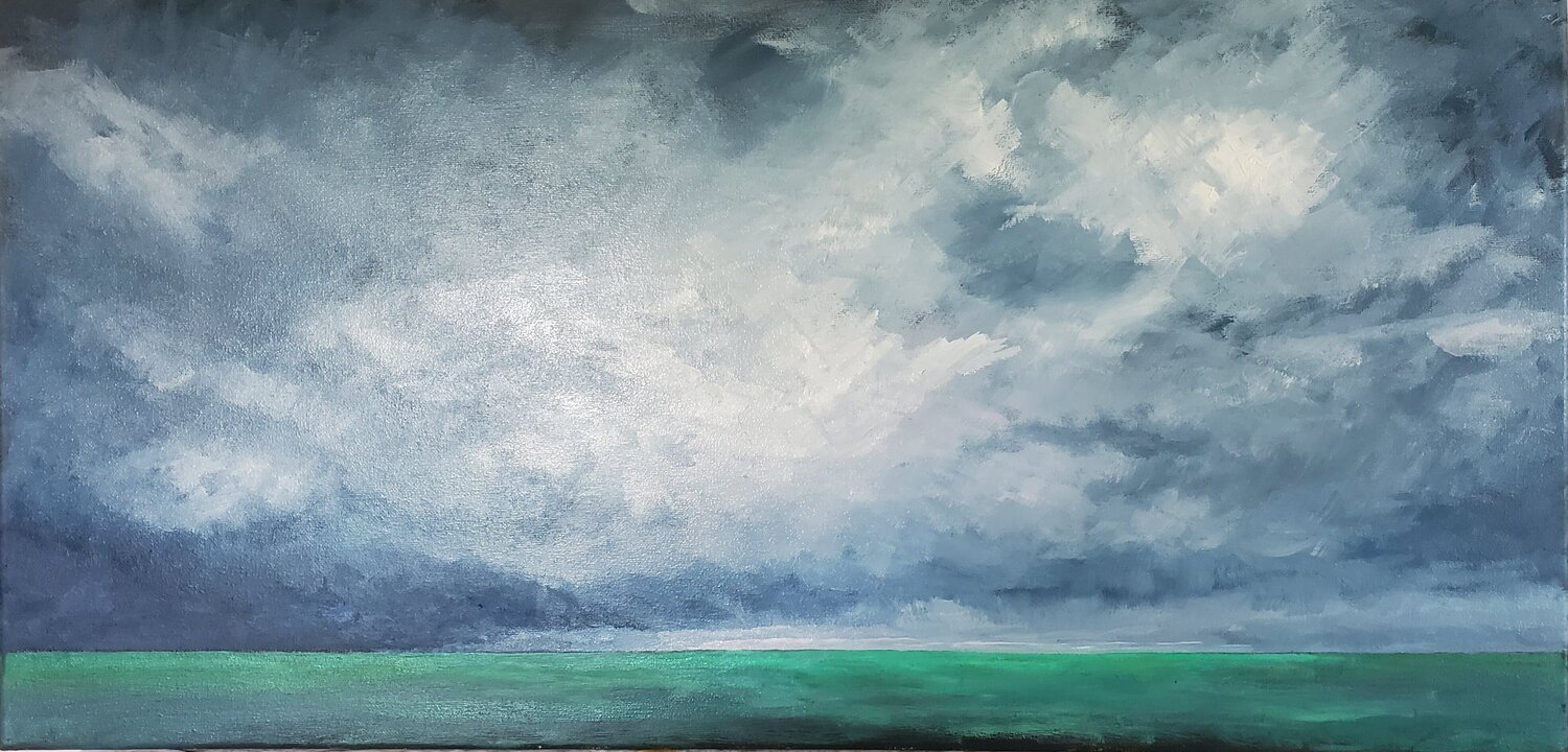 Ciel des Caraïbes Jean-Marie de Malleray Originalgemälde zu verkaufen