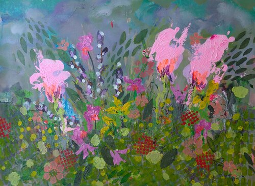 Uncontainable Symphony de Cheryl Raber, Pintura a la venta en Singulart