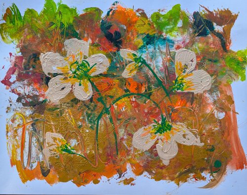 Unarranged Gatherings 2 de Cheryl Raber, Pintura a la venta en Singulart