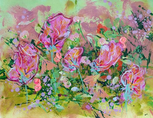 A Walk in the Country de Cheryl Raber, Pintura a la venta en Singulart