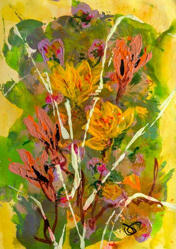 A Joyful Interruption van Cheryl Raber, Werk op papier te koop op Singulart