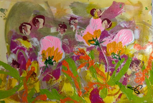 Beyond the Fence Line 1 van Cheryl Raber, Schilderij te koop op Singulart