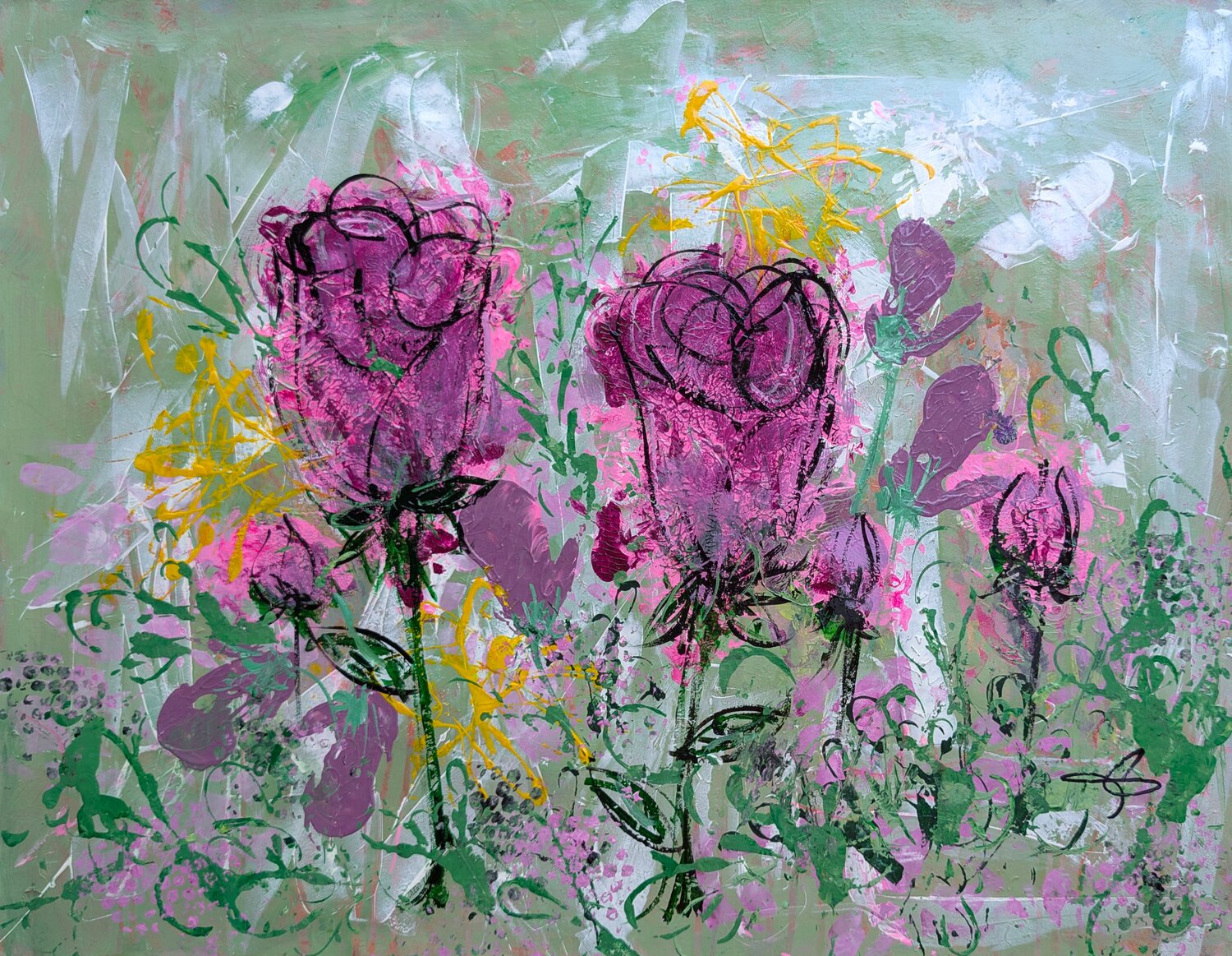 Wired in Roses Cheryl Raber