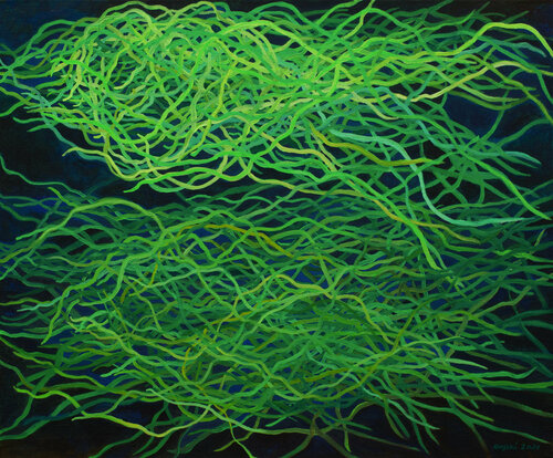 Begegnungen II par Karen Roßki, Peinture en vente sur Singulart