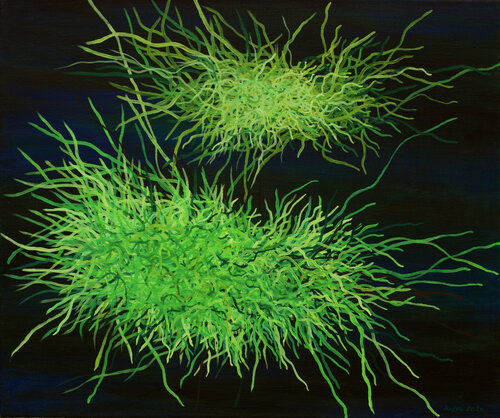 Begegnungen III di Karen Roßki, Pittura in vendita su Singulart