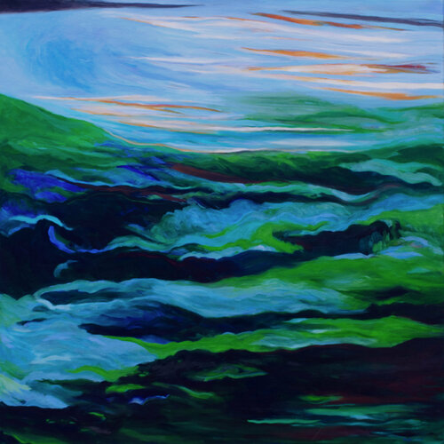 Große Erwartungen I par Karen Roßki, Peinture en vente sur Singulart