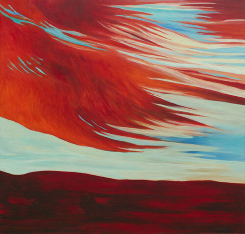 Große Erwartungen II par Karen Roßki, Peinture en vente sur Singulart