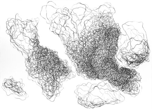 Innenleben 5 by Karen Roßki, Drawing for Sale on Singulart