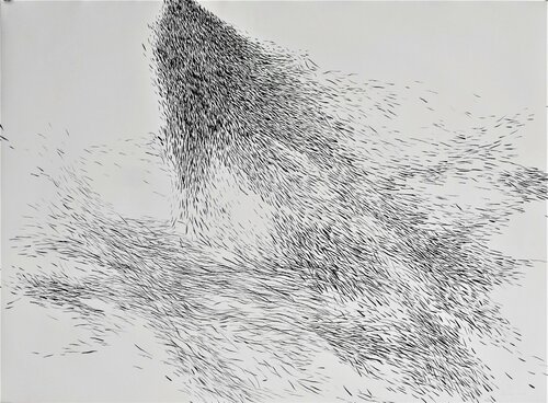 Schwarm par Karen Roßki, Dessin en vente sur Singulart