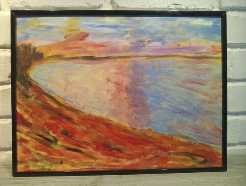 greenwich bay, rhode island van Robert Mangold, Schilderij te koop op Singulart