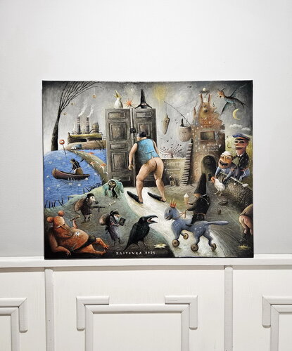 Door number 33 di Dmitro Litovka, Pittura in vendita su Singulart
