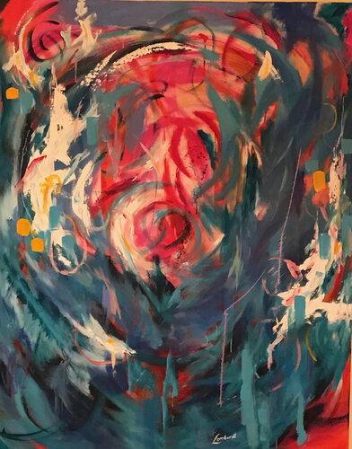 Round and Round de Robert Lombardi, Pintura a la venta en Singulart