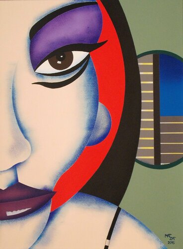 Tokyo-Frauen 1 van Peter Matzat, Schilderij te koop op Singulart