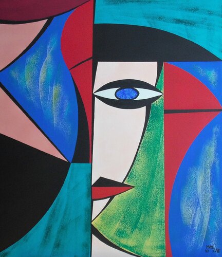 Frauenbildnis Nr.5 van Peter Matzat, Schilderij te koop op Singulart