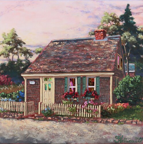 L'ancien bureau de poste di Josée Tellier, Pittura in vendita su Singulart
