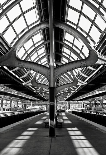 Train Travel, Philadelphia by Arthur Marcus, 사진 for Sale on Singulart