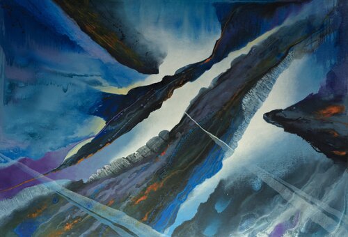 Fallas del silencio van Jose Pedro Izquierdo Pérez, Schilderij te koop op Singulart