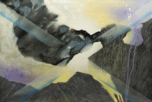 Intersecciones de Silencio van Jose Pedro Izquierdo Pérez, Schilderij te koop op Singulart