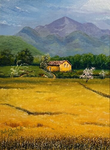 Retorno rural by Tulio Capcha, Painting for Sale on Singulart