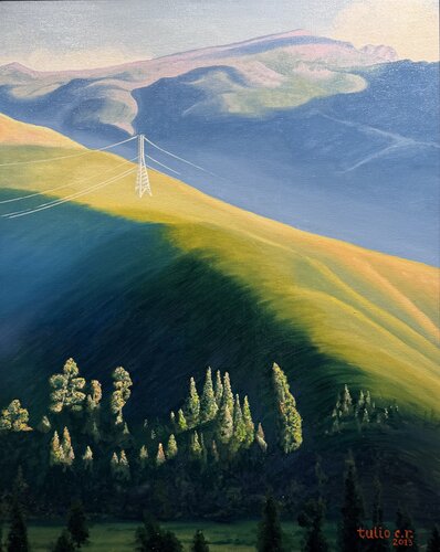 Montañas de Pomachaca by Tulio Capcha, Painting for Sale on Singulart