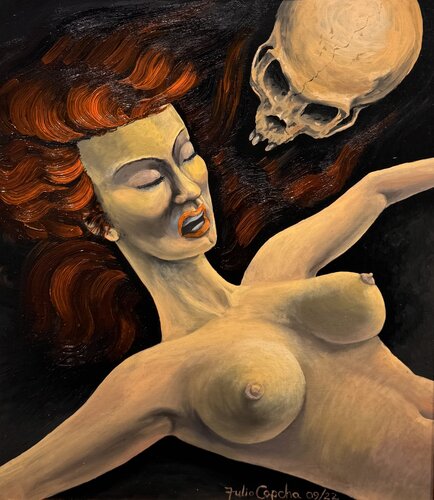 El beso de Evans by Tulio Capcha, Painting for Sale on Singulart