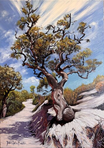 Ramas como aspas de molino de Tulio Capcha, Pintura a la venta en Singulart