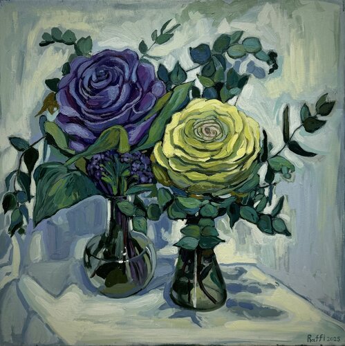 “Flowers” di Raffi Ghazaryan, Pittura in vendita su Singulart