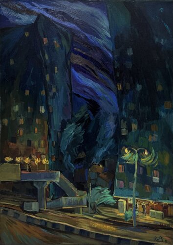 “Night mood” von Raffi Ghazaryan, Malerei kaufen auf Singulart