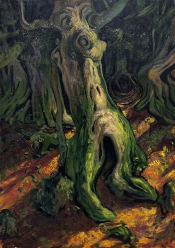“Portrait of a tree” by Raffi Ghazaryan, Painting for Sale on Singulart