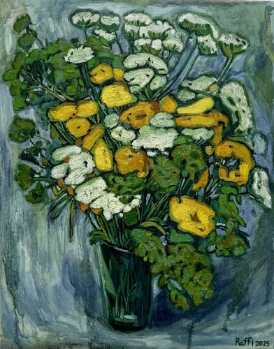 “Wildflowers” di Raffi Ghazaryan, Pittura in vendita su Singulart