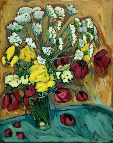 “Wildflowers” di Raffi Ghazaryan, Pittura in vendita su Singulart
