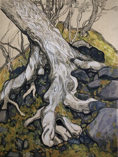''The tree'' di Raffi Ghazaryan, Pittura in vendita su Singulart