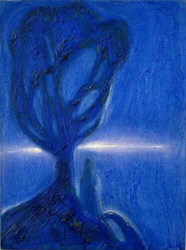 “Blue atmosphere” par Raffi Ghazaryan, Peinture en vente sur Singulart