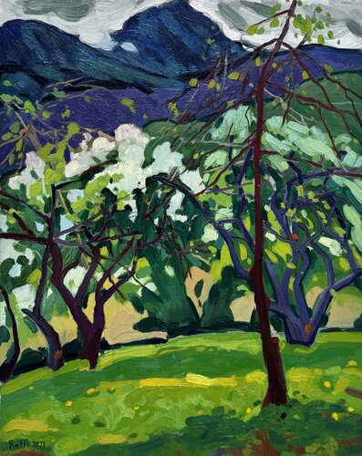 “Garden” van Raffi Ghazaryan, Schilderij te koop op Singulart