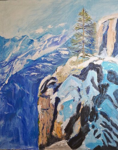 Заснеженный утес by Наталья Чепикова, 소묘 for Sale on Singulart