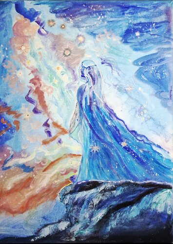 Космическая Муза de Наталья Чепикова, Dibujo a la venta en Singulart