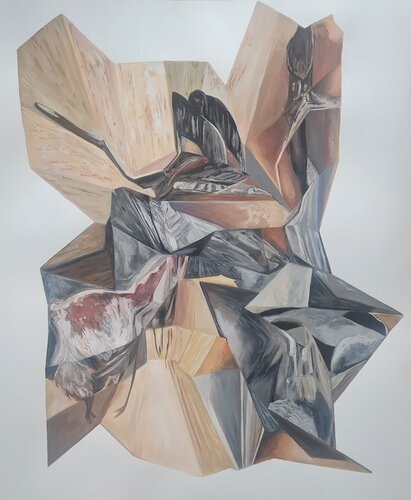 Di Barbari van Lodewijk (Ludovic) Van Bodeghem (Ledent), Werk op papier te koop op Singulart