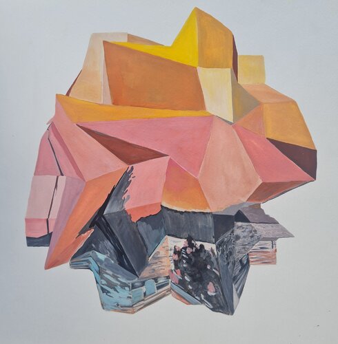 Couchesol par Lodewijk (Ludovic) Van Bodeghem (Ledent), Œuvre sur papier en vente sur Singulart