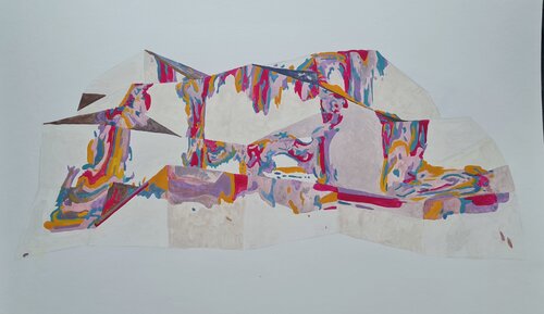 Plitted - Roccoco 03 by Lodewijk (Ludovic) Van Bodeghem (Ledent), Work on Paper for Sale on Singulart