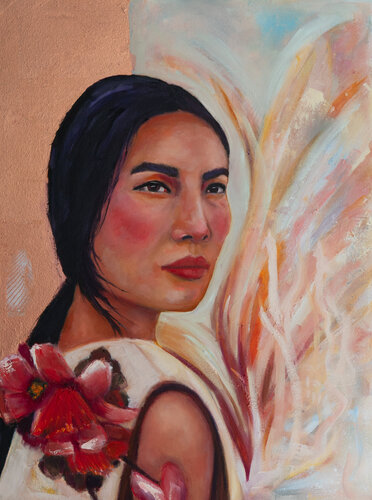 Whispers of the Wind di Aranka Fazekas, Pittura in vendita su Singulart