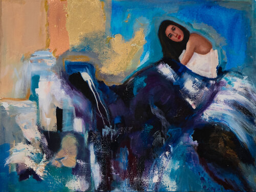 Waves of Thought van Aranka Fazekas, Schilderij te koop op Singulart