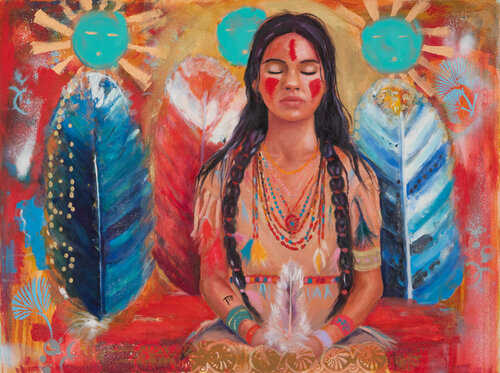 Where Silence Speaks par Aranka Fazekas, Peinture en vente sur Singulart