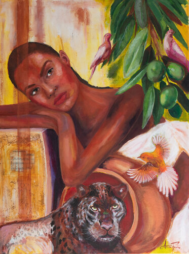Sacred Wildness di Aranka Fazekas, Pittura in vendita su Singulart