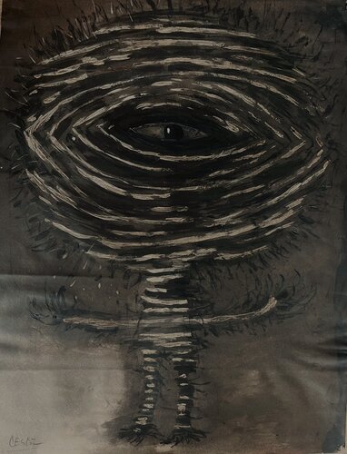 Look-out by Julio Cesar Cepeda Duque, Painting for Sale on Singulart