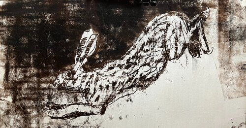 jumping into the void by Julio Cesar Cepeda Duque, Drawing for Sale on Singulart