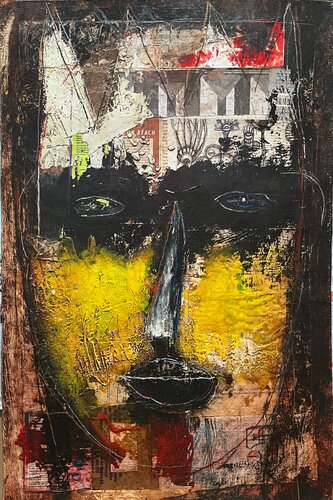 War paint by Julio Cesar Cepeda Duque, Painting for Sale on Singulart